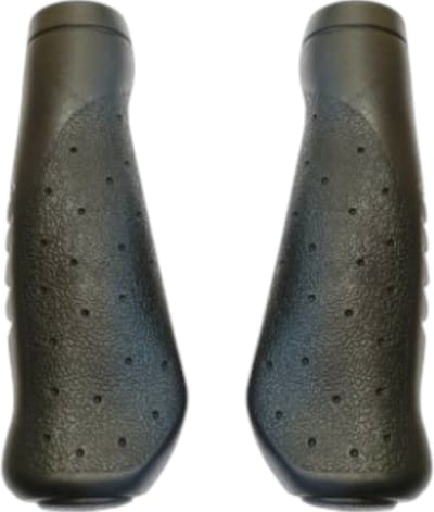 Falkx Handvatten - Zwart Rubber - Comfort & Grip - 135 mm