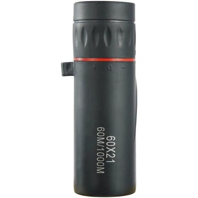 60X21 Mini Monoculaire Telescoop HD 10000 Meter Draagbare Hoge Kwaliteit Oculair Verrekijker FMC In Zak Voor Buiten Kamperen Telescope