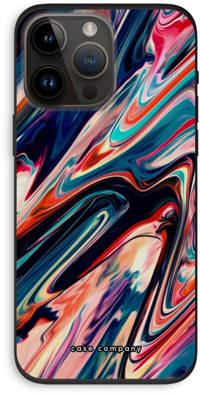 Case Company® - Hoesje geschikt voor iPhone 14 Pro Max hoesje - Quantum Being - Biologisch Afbreekbaar Telefoonhoesje - Bescherming alle Kanten en Schermrand