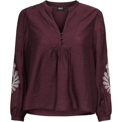 ONLY - ONLKANA 7/8 TOP WVN - Dames - Blouses