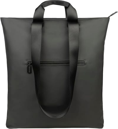 Rubberen Shopper Tas voor Laptops tot 14 Inch - Waterdicht en Duurzaam