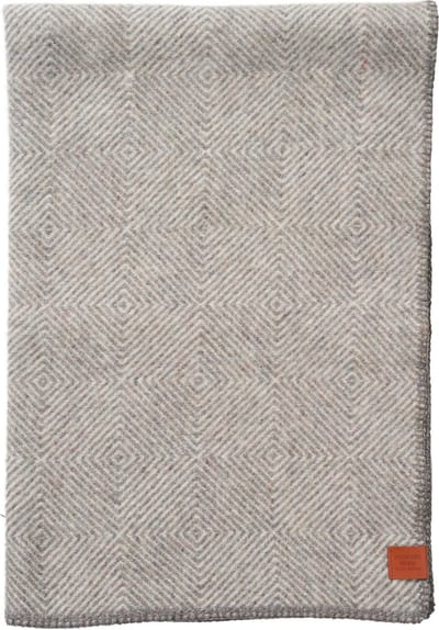 Klippan 100% eco wol ledikantdeken - Gooseye grijs - 90x130cm