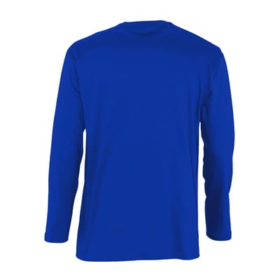 SOLS Heren Monarch T-Shirt met lange mouwen (Koningsblauw)