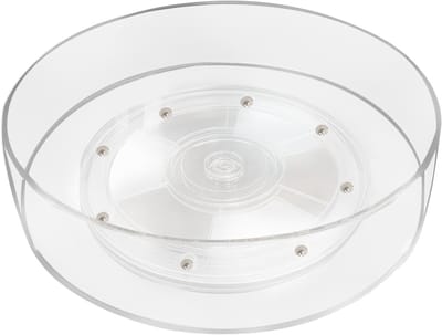 Draaiplateau Organizer - Draaiplateau Keuken - Keuken Organiseren - 360 Graden Rotatie - 28 x 7 cm - Transparant