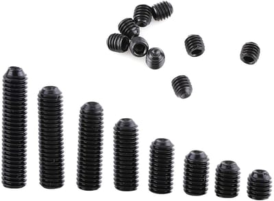 Cosensi - M3 Adjusting Screws - 200 Stuks - Duurzaam en Sterk - Zwart - Voor Hobby en Professioneel Gebruik - Ideaal voor Diverse Toepassingen
