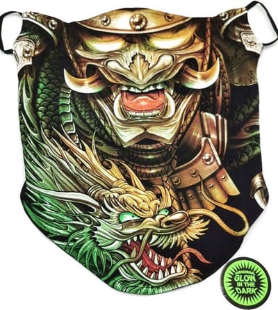 Design Biker sjaals - Biker-sjaal Samourai Draak