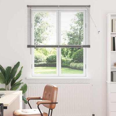 vidaXL - Venetiaanse - jaloezie - zilver - 175 - x - 110 - cm - 25 - mm - Aluminium