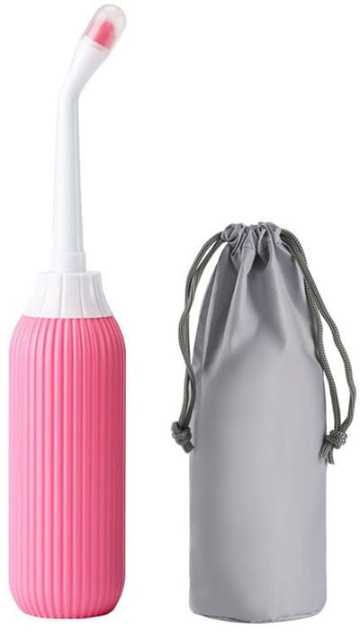 Peri Fles - Draagbare Bidet - Draagbare spoelbidet - Perineum - Zwanger - Postpartum Spoelfles - 500ML - Roze