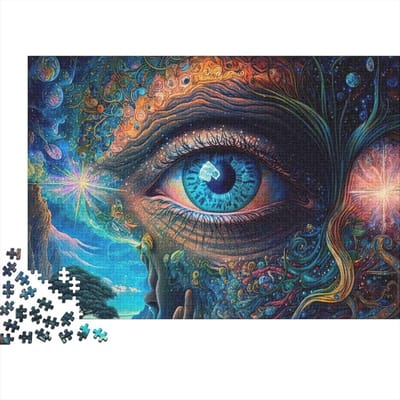 Legpuzzel 1000 stukjes - Abstracte Puzzel Wanddecoratie - Ontspanning en Plezier - Abstract Kunst Design - 38 x 26 cm