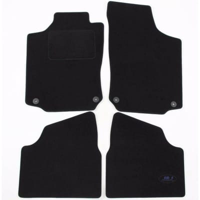 Tapis de Sol Noir Velours - J&J AUTOMOTIVE - Opel Corsa C 2000-2006 - Sur Mesure - Antidérapant - Imperméable noir
