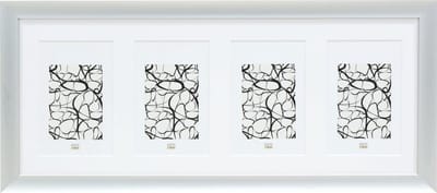 Deknudt Frames multifotolijst S021D1 P4 - zilver - 4 foto's 10x15 cm