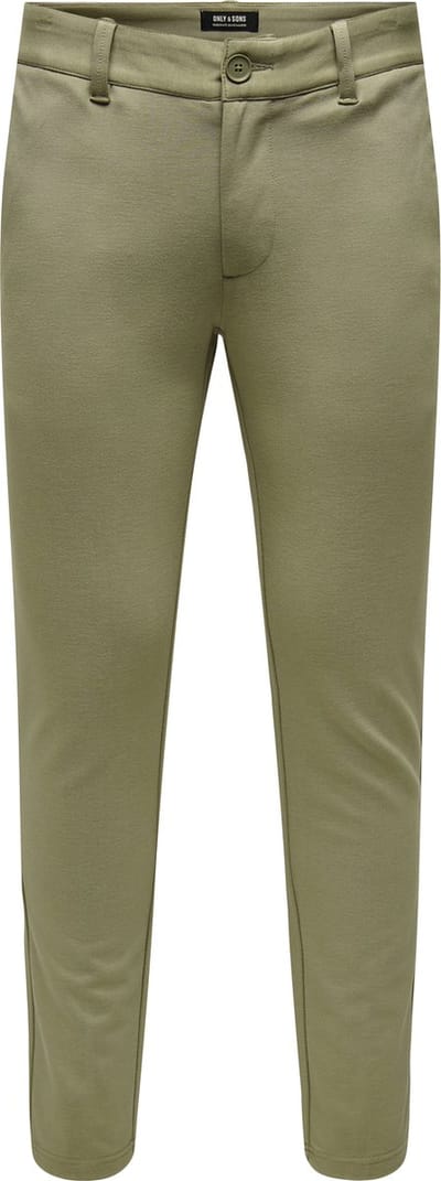 Only & Sons Heren Chino Broek ONSMARK slim Groen 28W / 32L Volwassenen