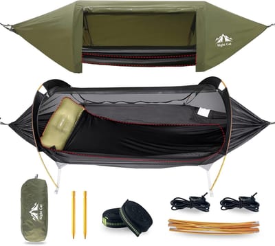 Waterdichte Hangmat Tent met Klamboe voor Wandelen en Kamperen