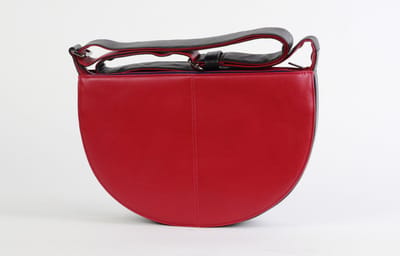 Damestas Peru large zwart, rood, paars