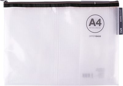 APLI - zipper bag A4 - 1 stuk
