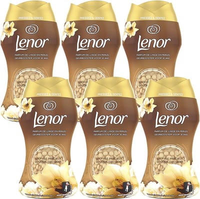 Lenor Geurbooster Gouden Orchidee - Voordeelverpakking 6 x 140g - Wasmiddel Parfum