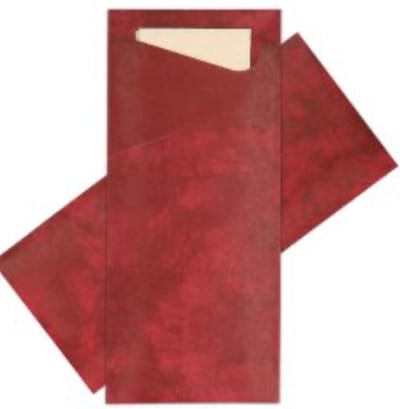 Akyol - bestekzakje rood - 15 stuks - kerst - Bestekzakje - bestekzakje milieuvriendelijk - bestekzakjes voor kerst - LET OP ER ZIT GEEN BESTEK IN - restaurant - rood - Eten - Cadeau - bestek - rode bestekzakjes - merry christmas