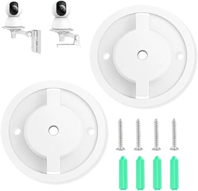 Camerahouders Set - Muurbeugels Camera - Beveiligingssysteem Installeren - Universele Compatibiliteit - 2 Stuks - Zwart