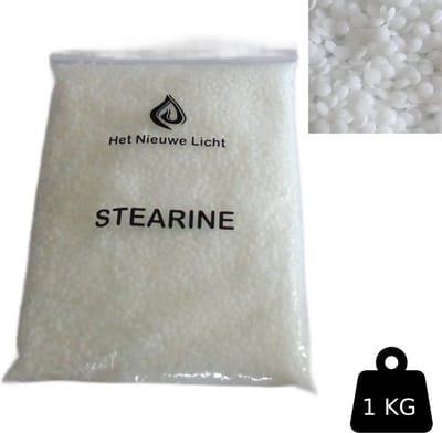 Het Nieuwe Licht®- Stearine - korrels - 1kilo - 100% plantaardig
