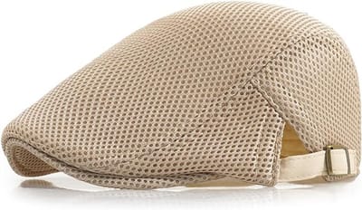 Baretten - Ademende mesh petten - Petten met zonbescherming - Petten met verstelbare bandjes - Unisex - Lichtgewicht - Ademend - Geschikt voor dagelijks gebruik - Khaki
