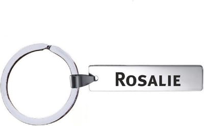 Sleutelhanger Met Naam - Rosalie - RVS