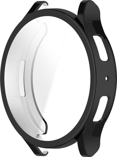 Strap-it TPU case - geschikt voor Samsung Galaxy Watch 6 44mm - bescherming hoesje voor Galaxy Watch 6 44mm smartwatch - zwart