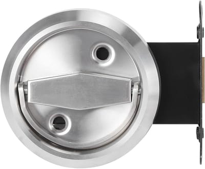 Deurslot - Ringgreep slot - Badkamer beveiligen - Roestvrij staal 304 - Groter dan 35mm - Zilver