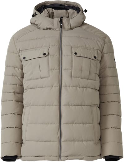 s.Oliver - male - Sportief pufferjack met afneembare capuchon