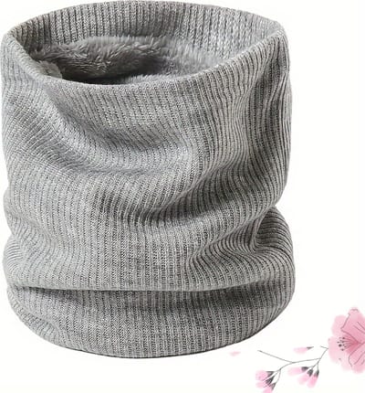 Nivard Nekwarmer - Heren - Dames - Fleece - Motor - Bandana - Masker - Colsjaal - Winter - Sjaal - Gewatteerd - Warm - Grijs