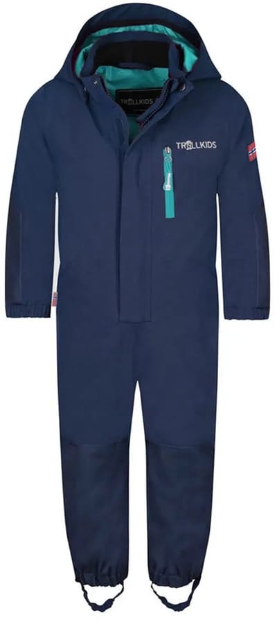 Trollkids Bergen Overall Blauw 92 cm Jongens,Meisjes