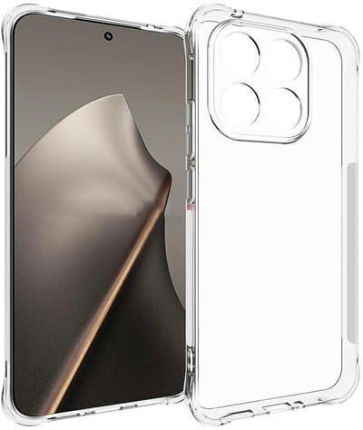 Coverup Hoesje - Geschikt voor Xiaomi 15T Hoesje - Coverup TPU Back Cover met AirBag Corners - Transparant