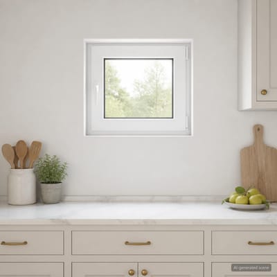 vidaXL - Kelderraam - RISOR - 55 - x - 50 - cm - PVC - en - Glas