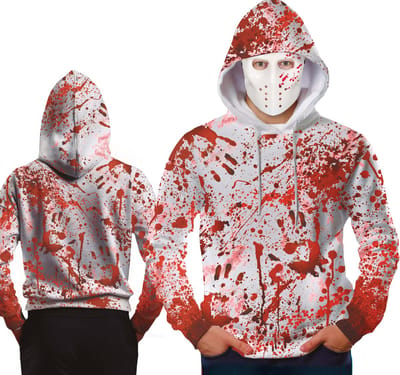 Hoodie Bebloed met Masker