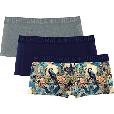 Chicamala – Boxershort Meisjes – 3 Pack – Normale Lengte – Onderbroek Meisjes – Kinderkleding– Meisjes Ondergoed – 95% Katoen – Meisjeskleding