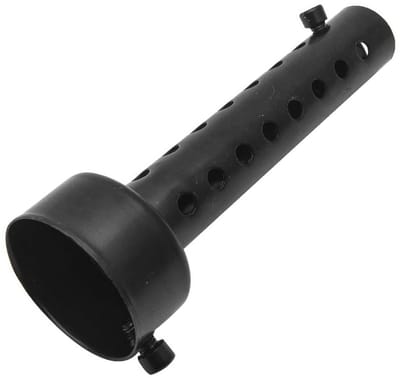 Store_9 - Motordemper - Geluidsreductie - Zwart - Uitlaatpijpdeflector - Geschikt voor motoren - 48 mm