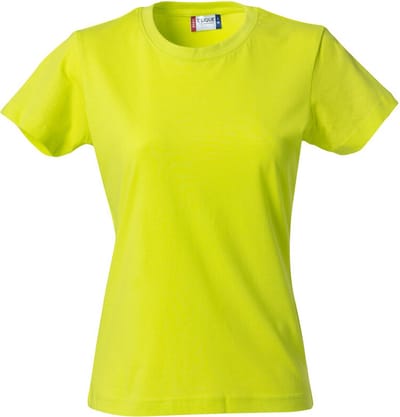 Clique Basic-T Women 029031 - Signaal-groen - XS