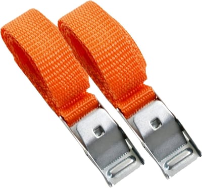 Spanbanden met gesp - Bevestigingsriemen - Veilig Transport - Hoge sterkte gesp - 40 cm - Oranje