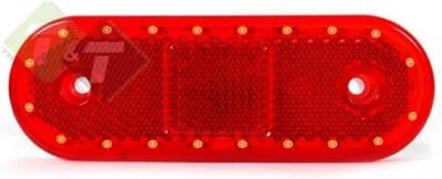 led zijmarkeringslamp universeel rood 20x led - contourlamp - zij lamp - breedtelamp