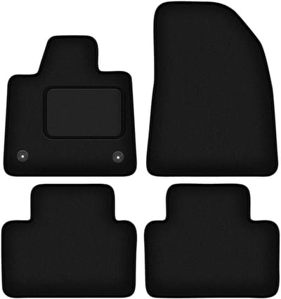 Wielganizator WLG-CARLUX Serie - Autotapijten - Zwart - Perfecte Pasvorm - Duurzaam