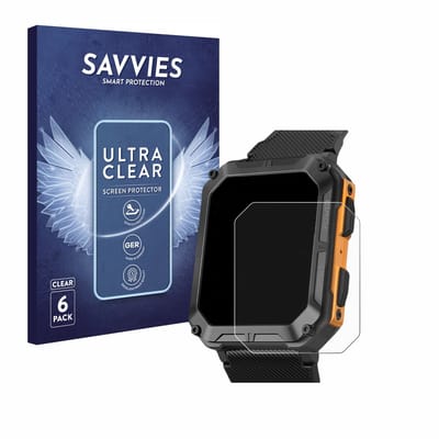 Savvies - Screenprotector voor Stahlgear Thor - Folie Beschermfolie transparant 6 Stuks