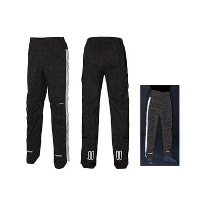 Waterdichte fietsbroek met reflecterend materiaal Basil Skane Hivis Bluesign