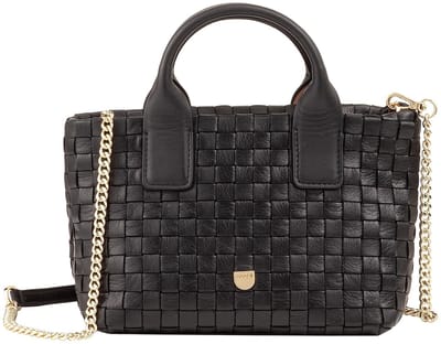 DuDu Ibiza Handtas Leder 22 cm - Dames - black rose