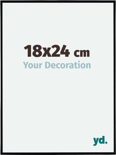 Your Decoration - Fotolijst 18x24 cm - Kunststof - Zwart Mat - Evry