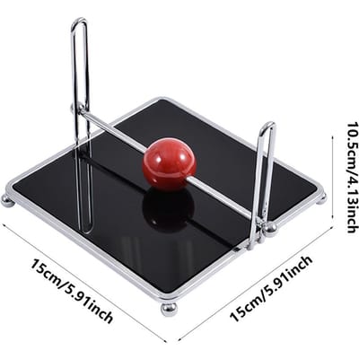 Papieren Handdoekhouder Keuken tissuedoos Huis Restaurant Feest Decor RVS Tissue Servet Papier Dispenser Tafel black