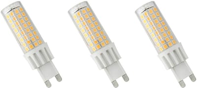 Spectrum LED Insteeklampje G9 7W - 230V - 790 Lumen - 6000K Koud wit - Helder daglicht - Energiezuinig - 3 stuks