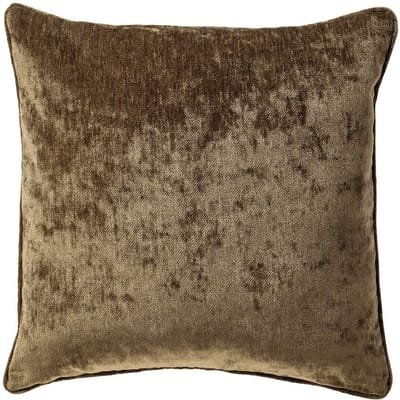 Dutch Decor LEWY - kussenhoes 45x45 cm - glansvelours - Military Olive - groen - met rits - zonder binnenkussen