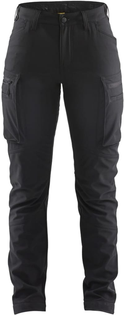 Blaklader 7177-2513 Dames softshell service winterwerkbroek - Zwart - C32