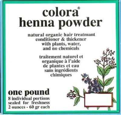 Colora Henna - haarkleurpoeder- 8x60gr - Auburn