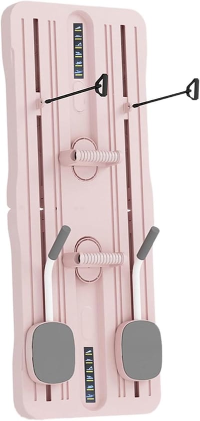 Pilates Bord - Buikspiertrainer Fitness Apparaat - Core Versterking - Vervormingsbestendig Ontwerp - 105 cm - Roze
