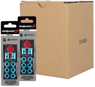 Box 12 Pcs - Blister (4 Pcs) Antivibrator Ease Vibe Bullpadel 011 Sky Blue